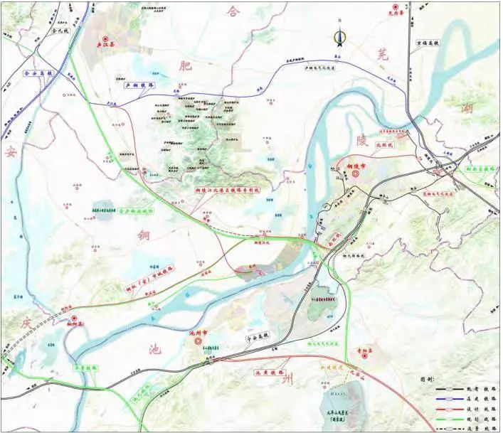 铜陵铁路总规划出炉:铜陵将继续谋划铜宣高铁、铜南宣铁路、合温高铁、合庐铜池城际等一批项目
